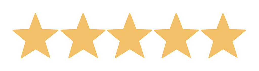 a 5 star rating on a transparent background-1-1